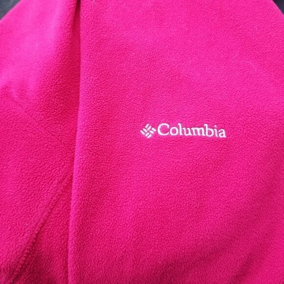 Columbia Quarter Zip Long Sleeve Fleece Pullover M - Picture 5 of 10